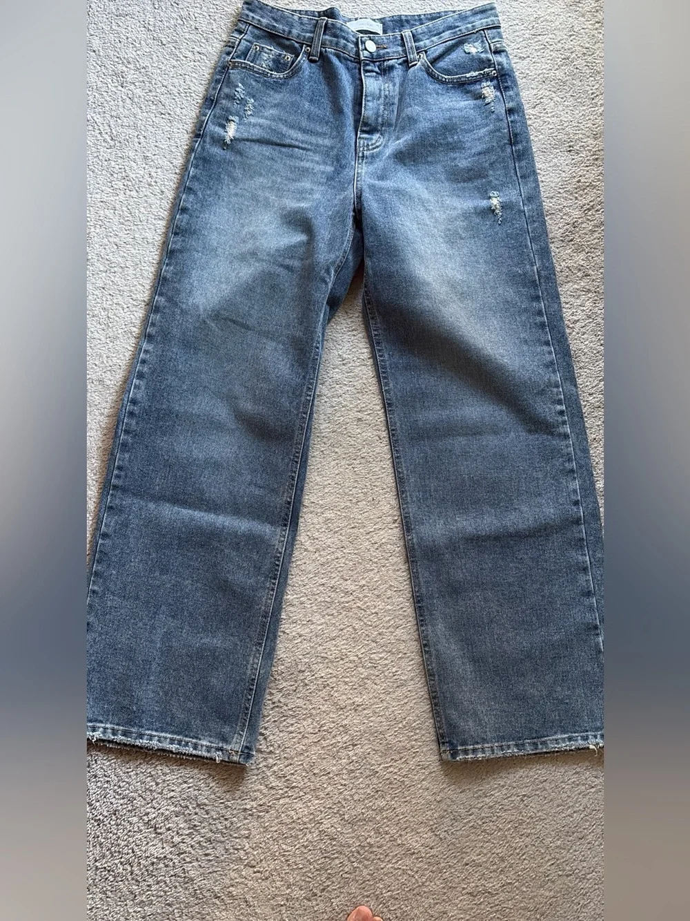 Oak + Fort Wide Leg Jeans - Picture 3 of 6